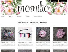 Tablet Screenshot of momilio.com